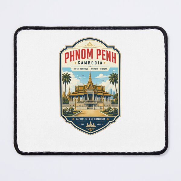 Item preview, Phnom Penh Cambodia Royal Heritage Culture History Capital City Of Cambodia Est 1431 designed and sold by Star3NowForMe.