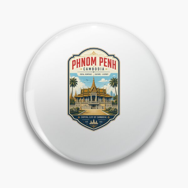 Item preview, Phnom Penh Cambodia Royal Heritage Culture History Capital City Of Cambodia Est 1431 designed and sold by Star3NowForMe.