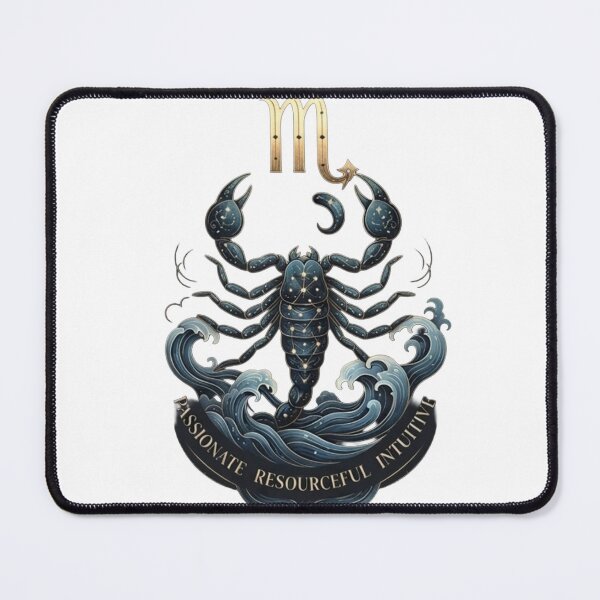 Item preview, Scorpio The Deep Waters of Intuition designed and sold by Grandtshirt | Creative Print Designs.
