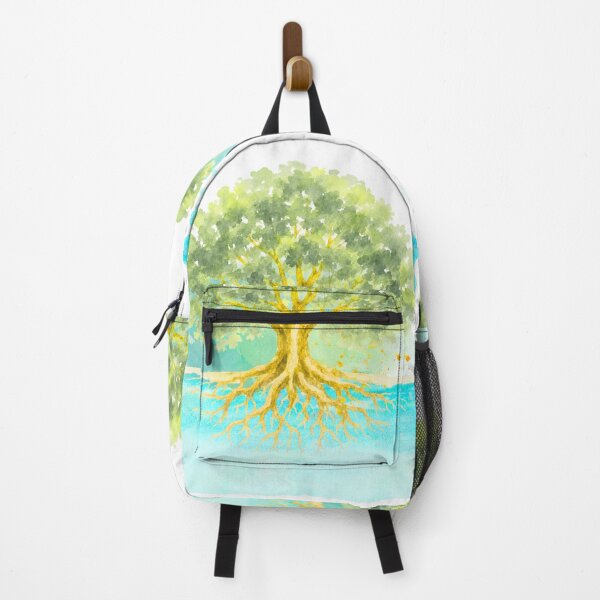 Item preview, Golden Tree in Blue Water designed and sold by BloomWears.
