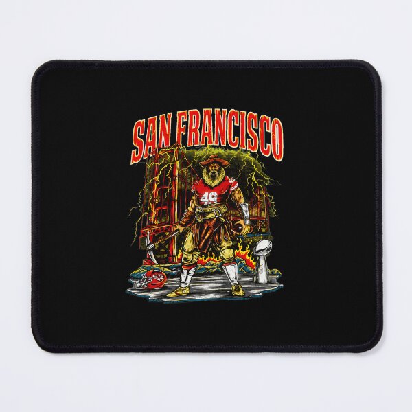 Item preview, San Francisco Football Gold Rush Pirate Retro Trophy T-Shirt Graphic designed and sold by RonaldRod75590.