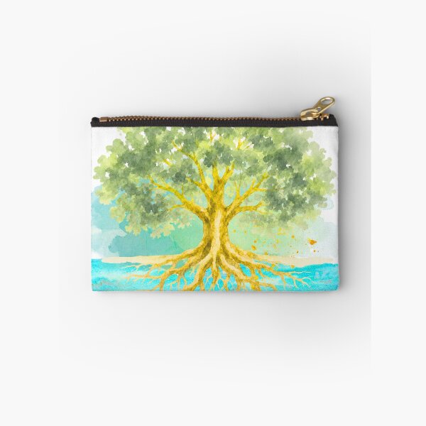Item preview, Golden Tree in Blue Water designed and sold by BloomWears.