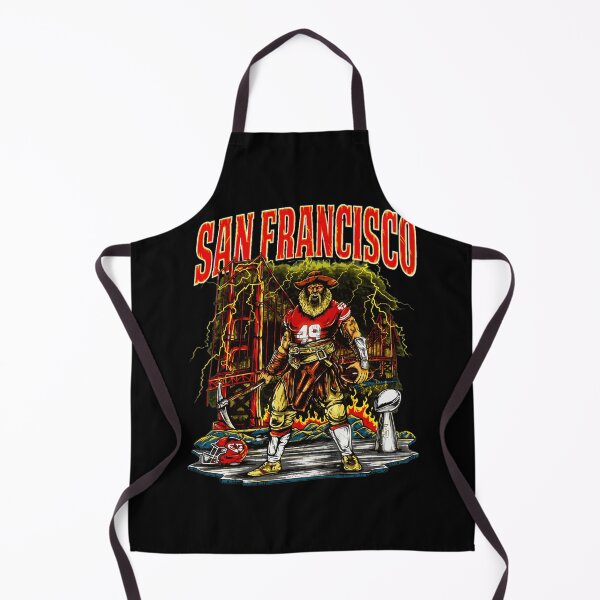 Item preview, San Francisco Football Gold Rush Pirate Retro Trophy T-Shirt Graphic designed and sold by RonaldRod75590.