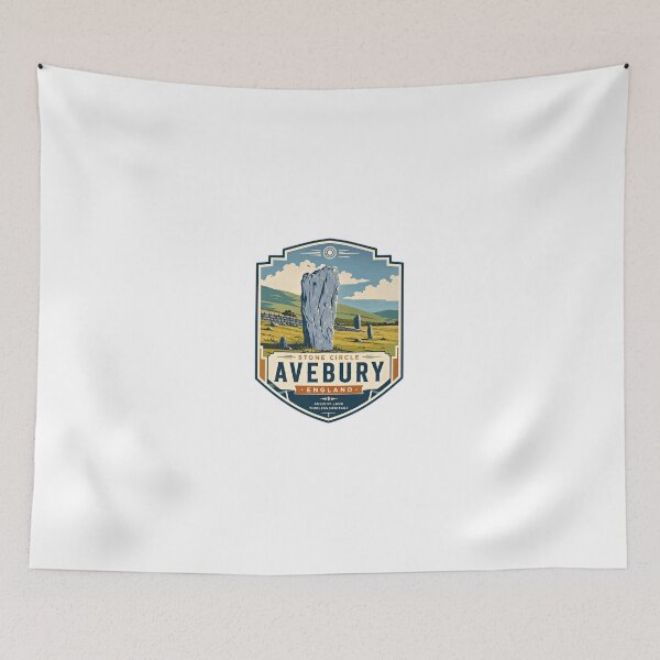 Item preview, Stone Circle Avebury England Ancient Land Timeless Heritage United Kingdom Travel History Souvenir designed and sold by Simsimah26Parks.