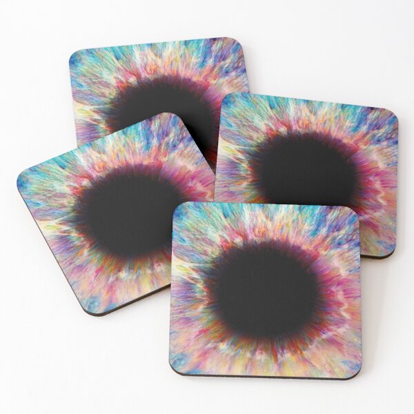 Item preview, Colorful Rainbow Eye Iris Macro Abstract Galaxy Art designed and sold by LYAN-STORE.