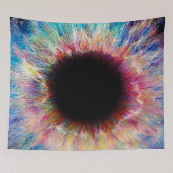 Item preview, Colorful Rainbow Eye Iris Macro Abstract Galaxy Art designed and sold by LYAN-STORE.