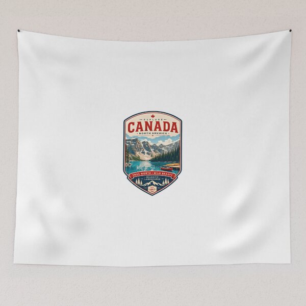 Item preview, Explore Canada North America True North Wild Beauty Majestic Landscapes Est. 1867 Canadian Travel Souvenir designed and sold by Simsimah26Parks.