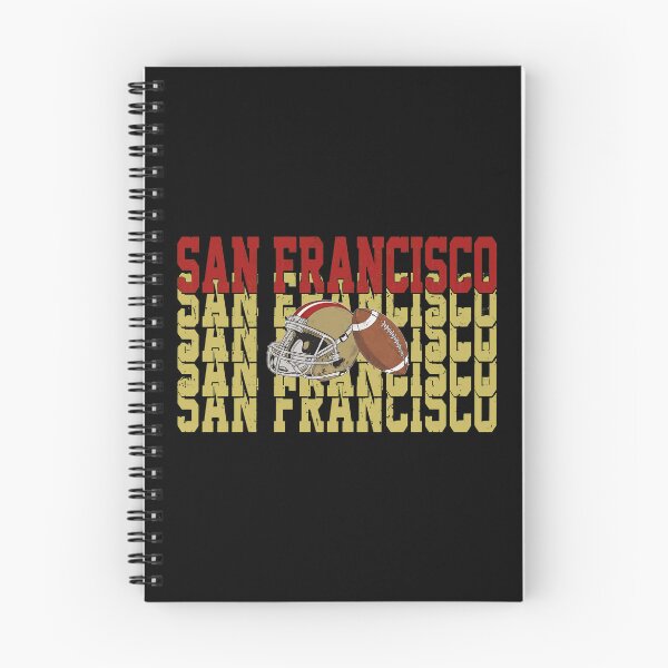 Item preview, San Francisco Football Helmet and Ball Vintage Red Gold T-Shirt Graphic designed and sold by CharlesMe56267.