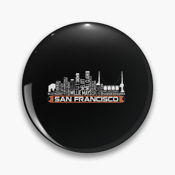 Item preview, San Francisco Baseball Legends Skyline Vintage Player Names T-Shirt Graphic designed and sold by PaulaFerr42097.