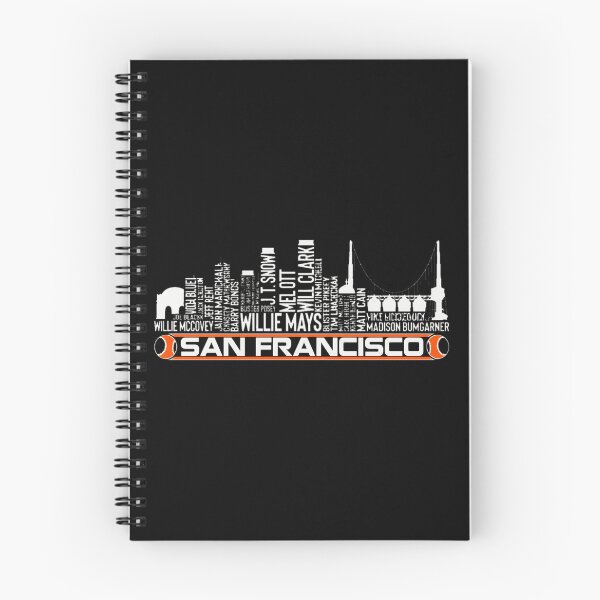 Item preview, San Francisco Baseball Legends Skyline Vintage Player Names T-Shirt Graphic designed and sold by PaulaFerr42097.