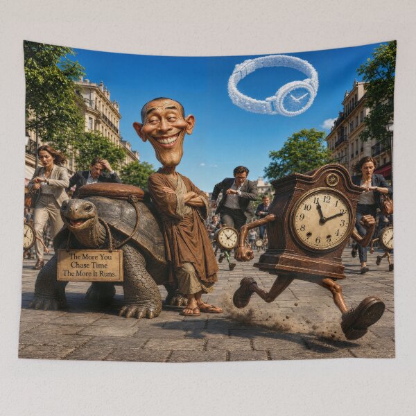 Item preview, Slow Living Peaceful Home Wall Art designed and sold by The Brother Wu Collection.
