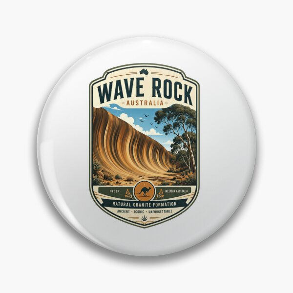 Item preview, Wave Rock Australia Western Australia Natural Granite Formation Travel Landmark designed and sold by Simsimah26Parks.