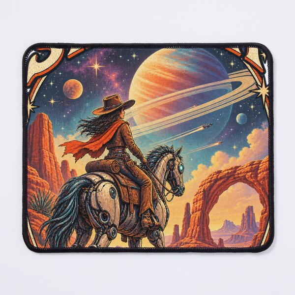 Item preview, Saddle Up, Starlight — Cosmic Western Space Cowboy designed and sold by GSideArtStore.