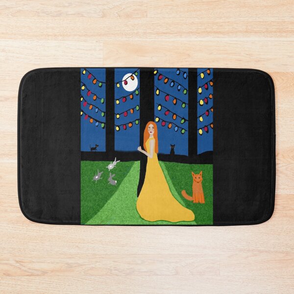 Item preview, Woman in Yellow Dress Under Moonlight designed and sold by Elaine M Hayward .