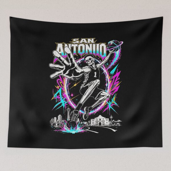 Item preview, San Antonio Basketball Legends Skyline Vintage Player Names T-Shirt Graphic designed and sold by Elizabeth68301.