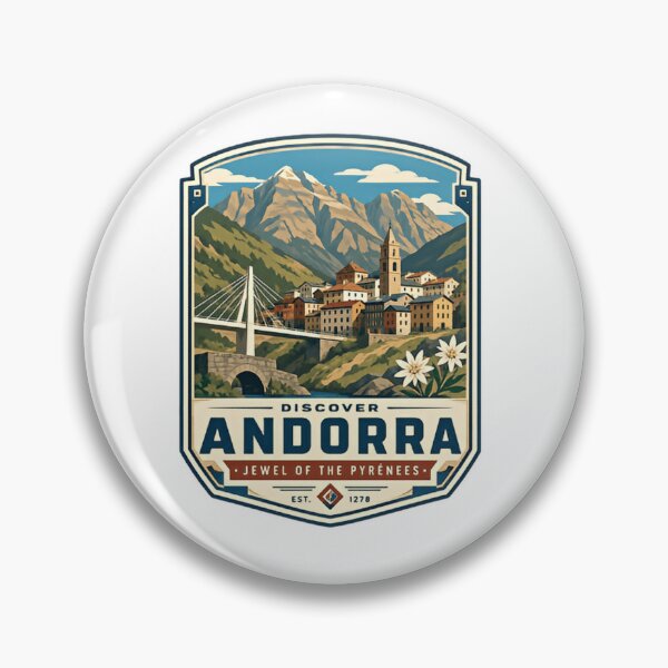 Item preview, Discover Andorra - Jewel Of The Pyrenees European Mountain Traveler designed and sold by Simsimah26Parks.