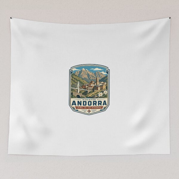 Item preview, Discover Andorra - Jewel Of The Pyrenees European Mountain Traveler designed and sold by Simsimah26Parks.