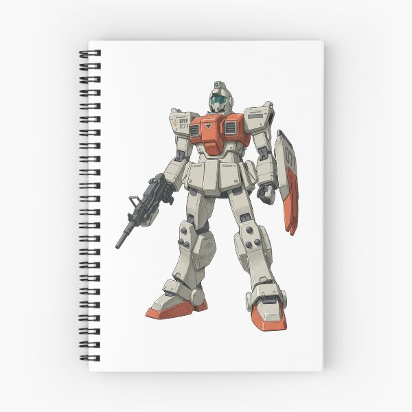 Item preview, RGM-79 GM Ground Type - Mobile Suit Gundam - Retro Mecha Art designed and sold by 3DJIN.