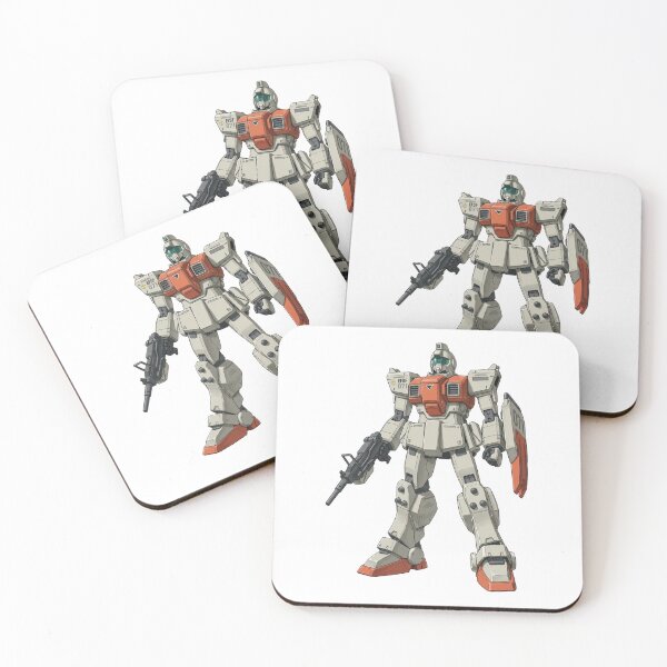 Item preview, RGM-79 GM Ground Type - Mobile Suit Gundam - Retro Mecha Art designed and sold by 3DJIN.
