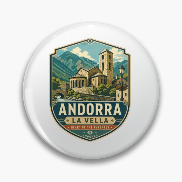 Item preview, Andorra La Vella Heart Of The Pyrenees Andorra European Travel designed and sold by Simsimah26Parks.