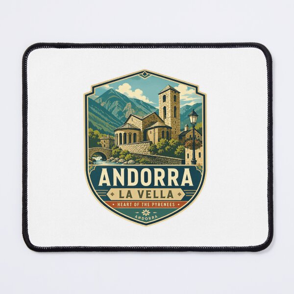 Item preview, Andorra La Vella Heart Of The Pyrenees Andorra European Travel designed and sold by Simsimah26Parks.