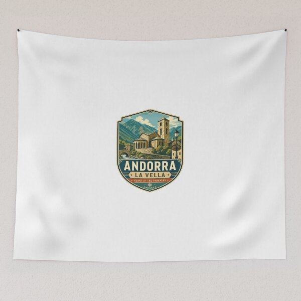 Item preview, Andorra La Vella Heart Of The Pyrenees Andorra European Travel designed and sold by Simsimah26Parks.
