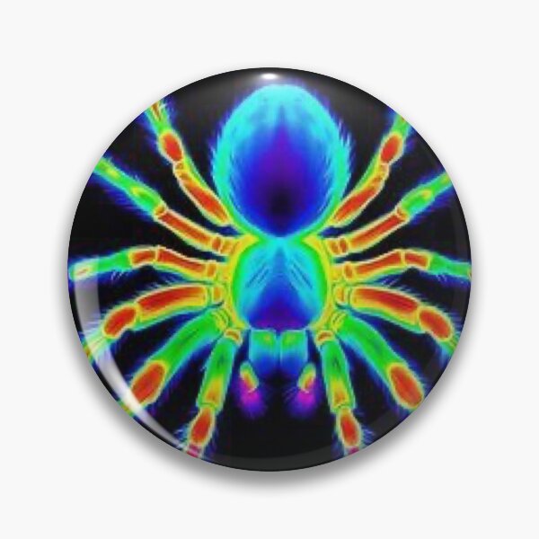 Item preview, Neon Thermal Glowing Tarantula Spider Acid Trippy Art designed and sold by LYAN-STORE.