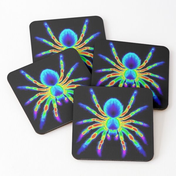 Item preview, Neon Thermal Glowing Tarantula Spider Acid Trippy Art designed and sold by LYAN-STORE.