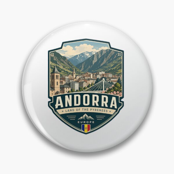 Item preview, Andorra Land Of The Pyrenees Europe Travel Vacation Souvenir designed and sold by Simsimah26Parks.