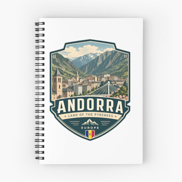 Item preview, Andorra Land Of The Pyrenees Europe Travel Vacation Souvenir designed and sold by Simsimah26Parks.