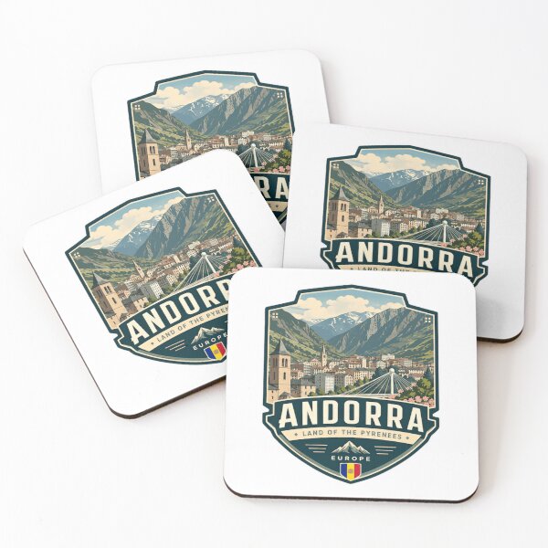 Item preview, Andorra Land Of The Pyrenees Europe Travel Vacation Souvenir designed and sold by Simsimah26Parks.