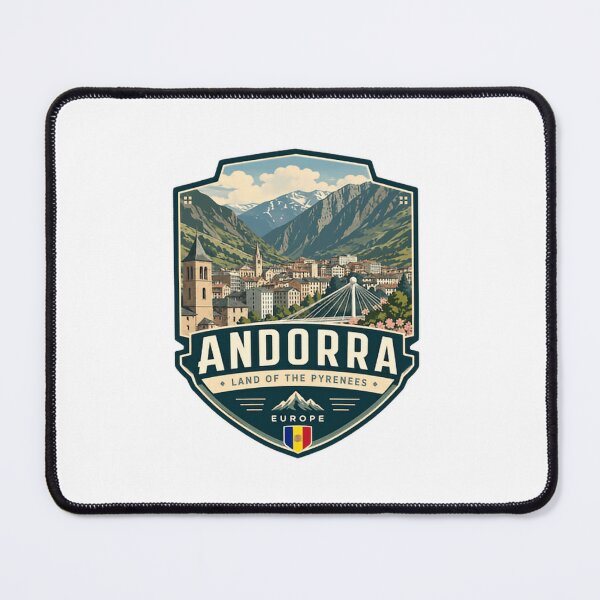 Item preview, Andorra Land Of The Pyrenees Europe Travel Vacation Souvenir designed and sold by Simsimah26Parks.