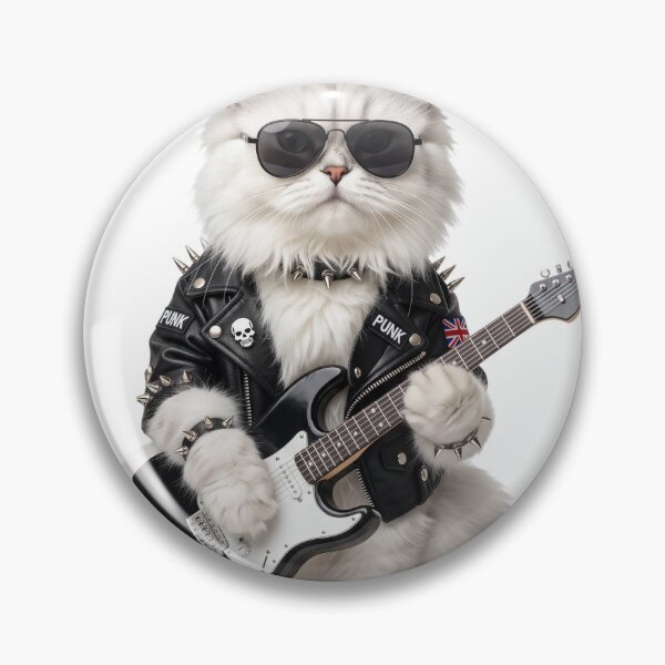 Item preview, Punk Rock Persian Cat designed and sold by CoolCritterCo.