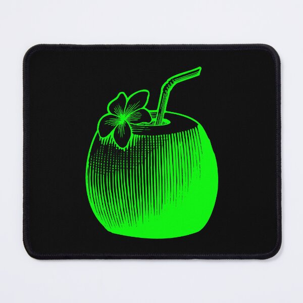Item preview, Lime Vintage Tropical Coconut Drink Design designed and sold by pattern-archive.