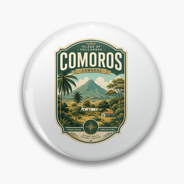 Item preview, Comoros Travel Vacation Destination Island Of Volcanoes designed and sold by Simsimah26Parks.