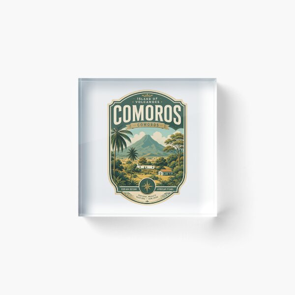 Item preview, Comoros Travel Vacation Destination Island Of Volcanoes designed and sold by Simsimah26Parks.