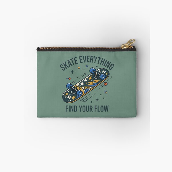 Item preview, Skate Everything Find Your Flow Skateboard Art. designed and sold by MyHappyArtShop.