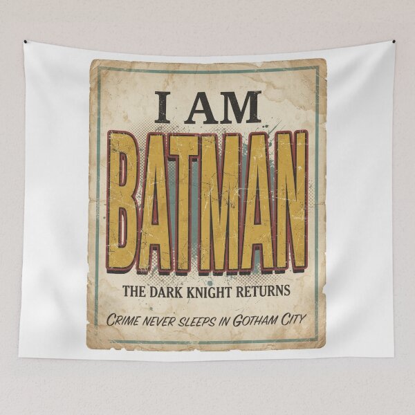 Item preview, I am Batman -vintage style designed and sold by KRIDD-DESIGN.