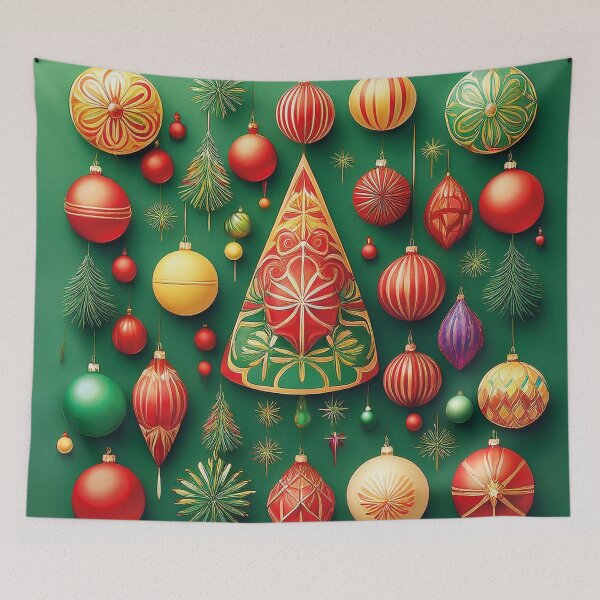 Item preview, Different colorful christmas baubles designed and sold by Photopat.