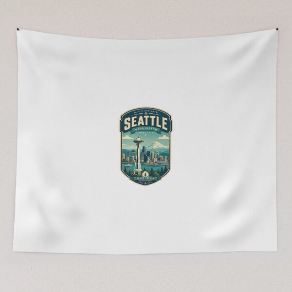 Item preview, Pacific Northwest Seattle Washington Emerald City Space Needle Puget Sound City Travel designed and sold by Simsimah26Parks.