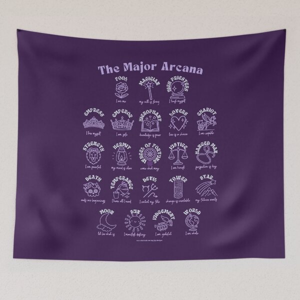Item preview, The Major Arcana (Dark) designed and sold by Kait Jay.