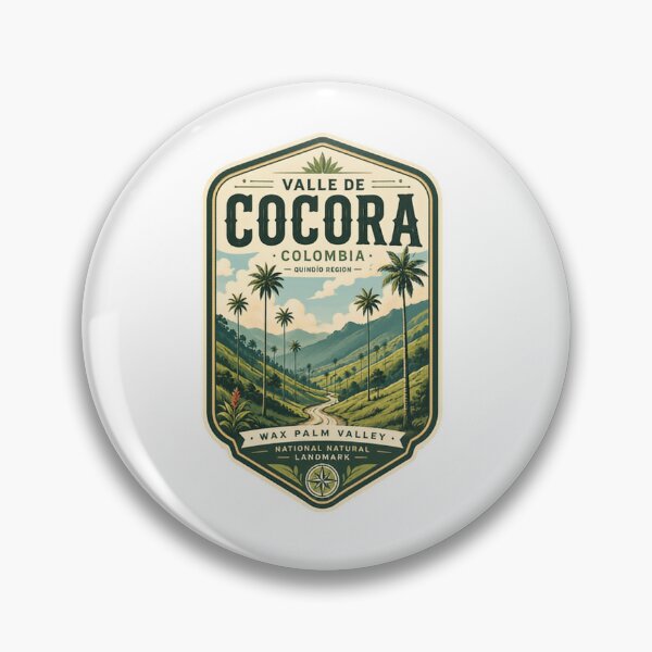Item preview, Valle De Cocora Colombia Quindio Region Wax Palm Valley National Natural Landmark Travel Hiking Explorer designed and sold by Simsimah26Parks.