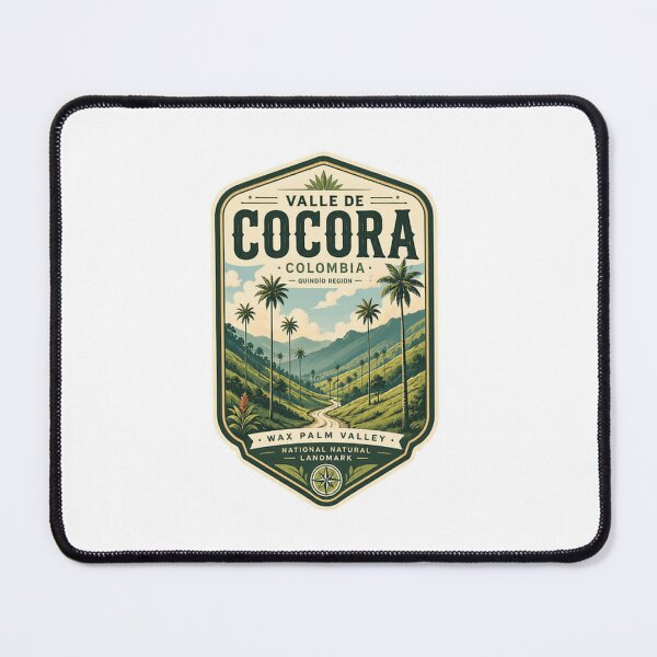 Item preview, Valle De Cocora Colombia Quindio Region Wax Palm Valley National Natural Landmark Travel Hiking Explorer designed and sold by Simsimah26Parks.