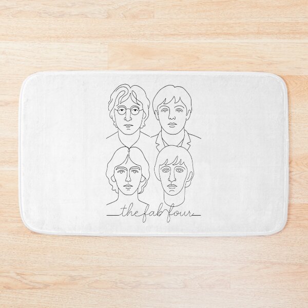 Item preview, The Fab Four Minimal Line Drawing | ⭐⭐⭐⭐⭐ Best Seller designed and sold by AnggaPramudya.
