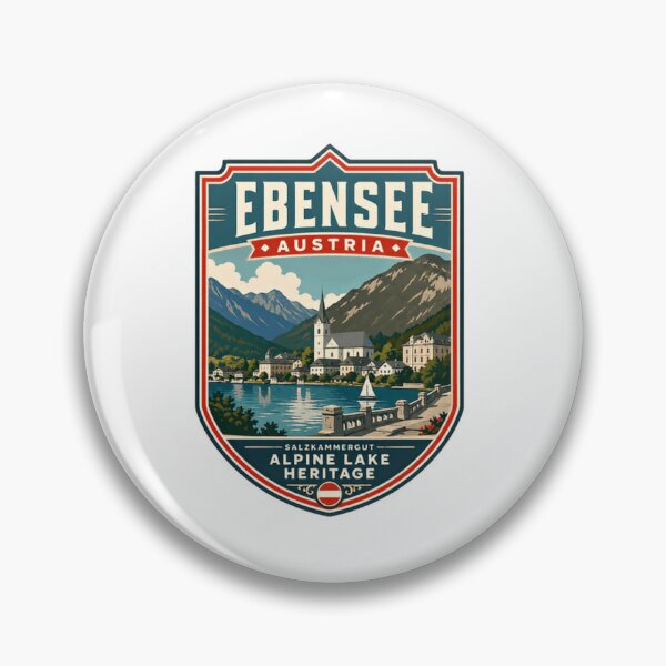 Item preview, Ebensee Austria Salzkammergut Alpine Lake Heritage Austrian Travel Souvenir designed and sold by Simsimah26Parks.