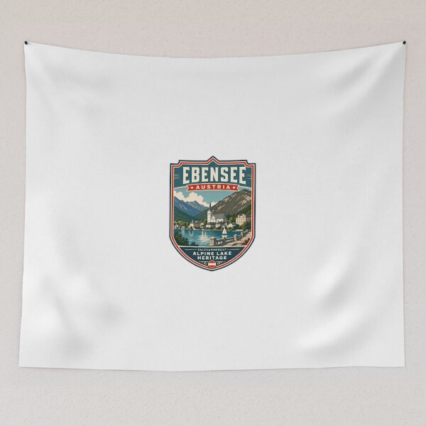 Item preview, Ebensee Austria Salzkammergut Alpine Lake Heritage Austrian Travel Souvenir designed and sold by Simsimah26Parks.