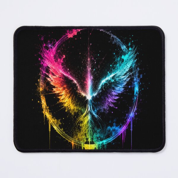 Item preview, Neon Rise - Wings of Energy designed and sold by Personiq Kaleido.