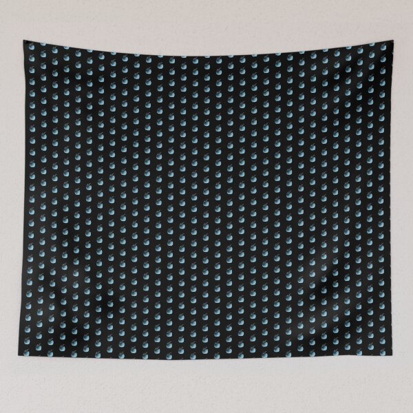 Item preview, Sky Blue Vintage Tropical Coconut Drink Design designed and sold by pattern-archive.