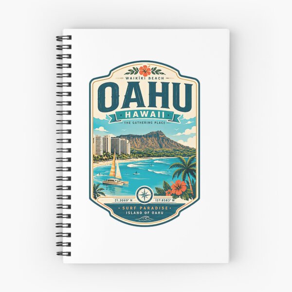Item preview, Oahu Hawaii Waikiki Beach Surf Paradise Island Travel Vacation designed and sold by Simsimah26Parks.