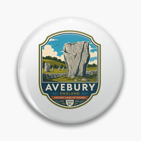 Item preview, Avebury England Ancient Land Of Stones Est. 2500 BC Prehistoric Monument History Travel designed and sold by Simsimah26Parks.